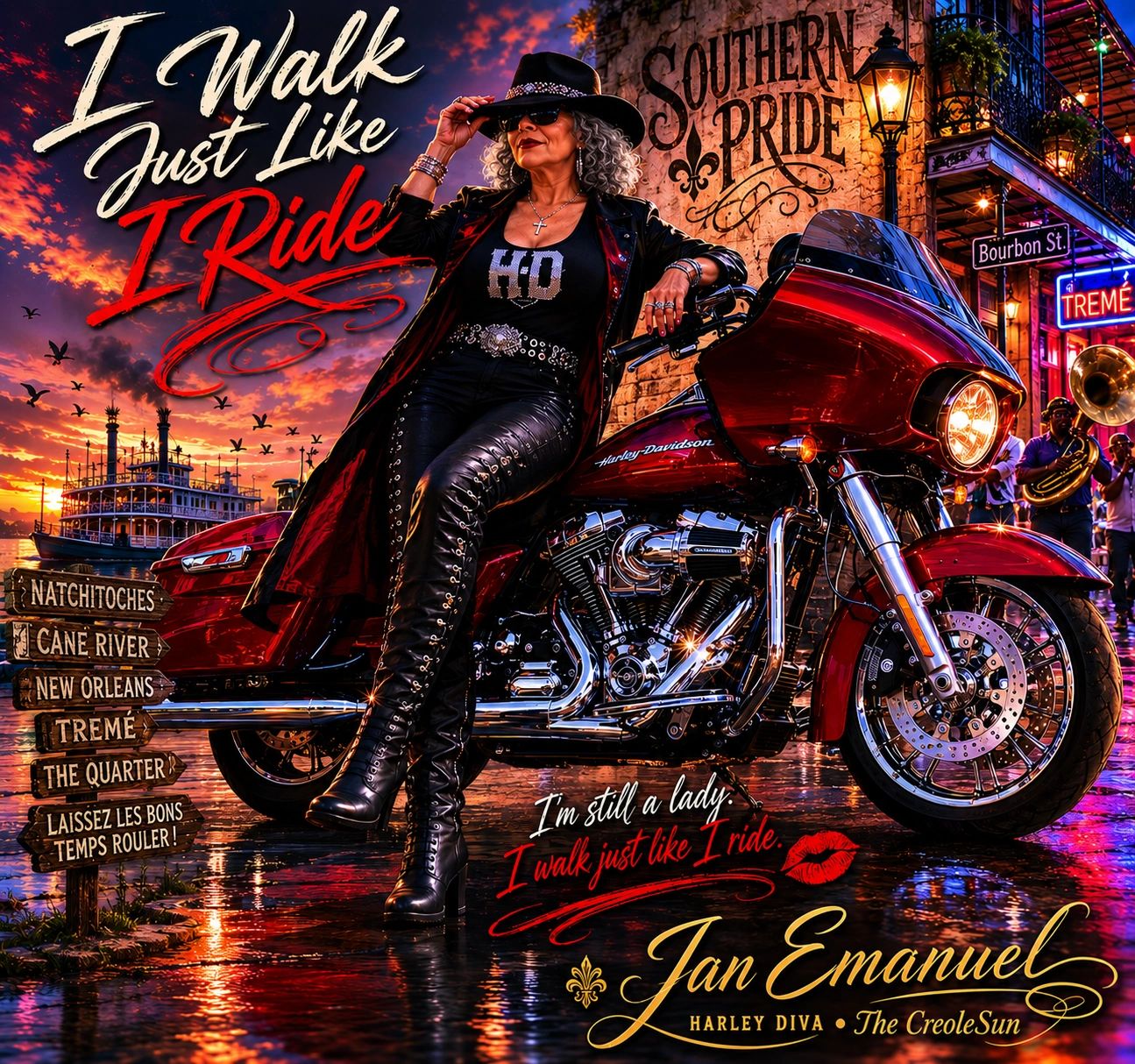 I Walk Just Like I Ride cover